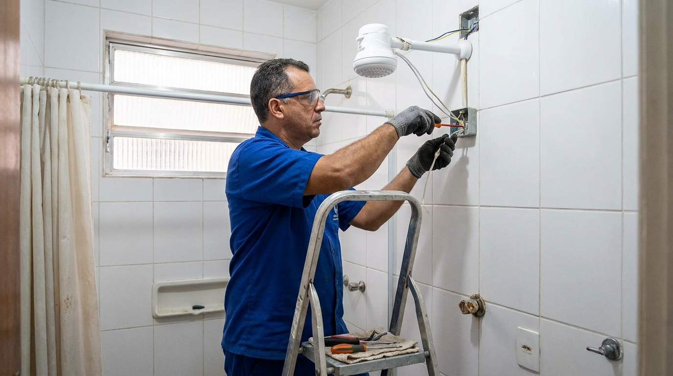 Instalação de Chuveiro Elétrico perto de mim em Caxias do Sul‑RS