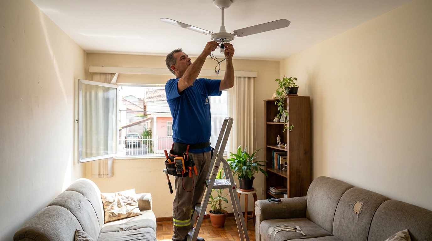 Instalação de Ventilador de Teto perto de mim em Caxias do Sul‑RS